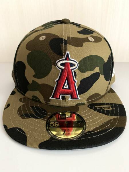 BAPE x MLB x NEW ERA ANGELS 59FIFTIY CAP