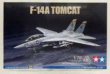 送料510円〜 希少 未組立品 タミヤ 1/72 ウォーバードコレクション No.82 グラマン F-14A トムキャット アメリカ海軍 プラモデル_画像1