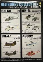 送料220円～ F-toys エフトイズ ヘリボーンコレクション2 1/144 2-A OH-6 カイユース + 高機動車 陸上自衛隊仕様 ヘリコプター_画像4