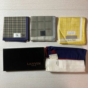  unused handkerchie 5 sheets Calvin Klein Lanvin 031503