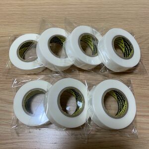 カモ井加工紙 マスキングテープ 白 7個セット 18mm×18m 高品質 マステ DIY 業務用 KAMOI