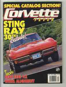 【d15009】92.12 Corvette FEVER／コルベットスティングレイ30周年 - 1963スティングレイ/グランドスポーツ、バレイ・レーシング、...