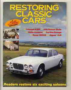 【d1404】92.11 RESTORING CLASSIC CARS[YOUR CLASSIC別冊付録]／トライアンフ 2.5PI、アルファロメオジュリア、ボルボアマゾン、…