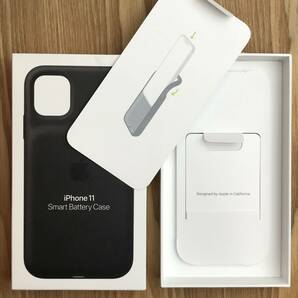 APPLE純正 iPhone 11 Smart Battery Case with Wireless Charging スマートバッテリーケース ワイヤレスチャージング ブラックの画像10