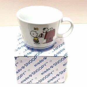 【未使用】 希少 数量限定 可愛い mister donut SNOOPY コラボ マグカップ ミスタードーナツ ミスド 食器 PEANUTS スヌーピー コップの画像1