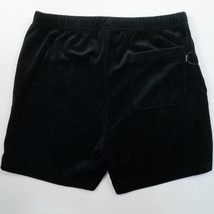 新品 未使用 国内正規品 ◆ Supreme 18ss Velour Warm Up Short（Size：M、Color：Black）◆_画像4