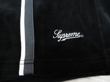 新品 未使用 国内正規品 ◆ Supreme 18ss Velour Warm Up Short（Size：M、Color：Black）◆_画像9