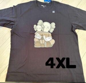 ラスト1点！　ユニクロ　KAWS メンズ　Tシャツ　4XL ブラック