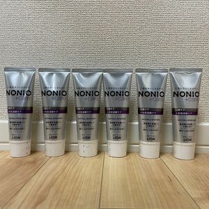 ライオン NONIO ノニオ プラス 知覚過敏ケア　歯磨き粉　130g 6個