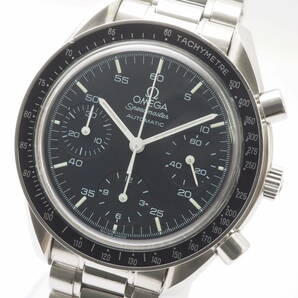 オメガ スピードマスター オートマチック Ref,175.0032.1 Cal,3220 OMEGA Speedmaster クロノグラフ 自動巻 黒 メンズ腕時計[57323281-AE2の画像1