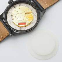 ウェンガー エアログラフ 72475 WENGER デイト SS クォーツ 黒文字盤 革ベルト メンズ 男性 腕時計+元箱[339.1001 59-ZA7_画像10