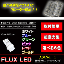 オデッセイ RC1 RC2 RC4 LED カーテシランプ ホワイト ブルー グリーン ピンクレッド ゴールド 内装 ルームランプ ドアランプ 2個セット_画像3