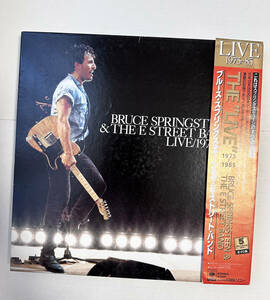 国内盤 帯付 LP 5枚組ボックス ブルース・スプリングスティーン＆ザ・Eストリート・バンド THE LIVE 1975-85 1975−1985 BRUCE SPRINGSTEEN