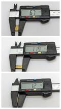 THR-431　古銭　万延二朱判金　3枚セット　0.75g　0.74g　0.76g　万延元年～明治2年　_画像8