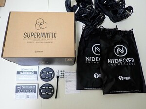 NIDECKER SUPERMATIC 2023-24 BLACK ナイデッカー スーパーマチック SIZE:L 日本正規品 送料無料