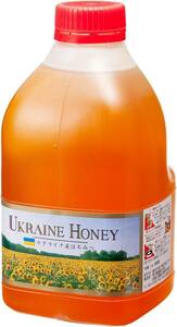 [ bear hand. honey ]uklaina production honey original . bee molasses ( poly- 2kg / high capacity ) no addition 100% original .