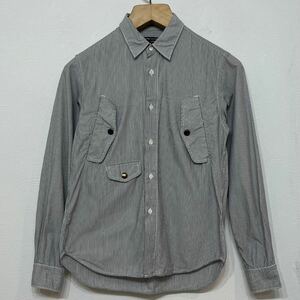 【1】 コムデギャルソン オム ストライプ ポケット シャツ XS COMME des GARCONS HOMME shirt Stripe