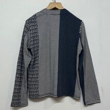 【17】 ENGINEERED GARMENTS クレイジー 波 総 柄 カーディガン M エンジニアードガーメンツ_画像2