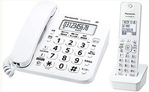 パナソニック コードレス電話機(子機1台付き) ホワイト VE-GD27DL-W　【送料無料】