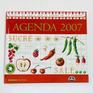 AGENDA 2007 クロスステッチ 洋書 図案 カレンダー　刺繍