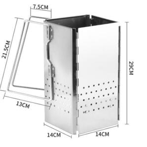 焚き火台 薪ストーブ コンパクト キャンプ 折りたたみ 1台多役 軽量 bbq 持ち運び ステンレス製の画像2