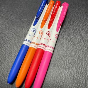 ユニボール　シグノ　ハローキティ　コラボ　ボールペン　カラーペン　4本セット