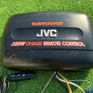 JVC CS-DA232 アンプ内蔵サブウーファー　車　カーオーディオ　スピーカー