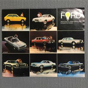 カタログ　FORD　1978　英語版　