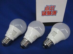 LED電球E26(電球色)(点灯試験済)(3個入) LDA7L-H/60W/2