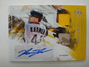 値下げ PANINI 2019 DIAMOND KINGS No.DMS-KK KEVIN KRAMER DUAL JERSEY AUTO 特価即決 ケビン クレイマー 直筆サイン