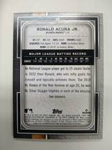 値下げ TOPPS 2023 MLB MUSEUM COLLECTION BASE No.25 RONALD ACUNA JR. GOLD PARALLEL 223/299 特価即決 ロナルド アクーニャ ジュニア_画像2