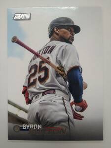 値下げ TOPPS 2023 STADIUM CLUB BASEBALL BOX TOPPER OVERSIZE CARD BYRON BUXTON 特価即決 MLB バイロン バクストン 大判カード