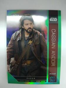 TOPPS FINEST STAR WARS FN-6 CASSIAN ANDOR GREEN REFRACTOR 09/99 特価 スターウォーズ キャシアン アンドー 