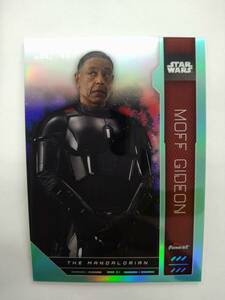 TOPPS 2023 FINEST STAR WARS FN-98 MOFF GIDEON AQUA REFRACTOR 023/199 特価 モフ ギデオン THE MANDALORIAN