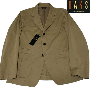 DK53M 新品/日本製10万 DAKS ダックス ハンティングジャケット サファリジャケット チノバイオクロス 訳あり