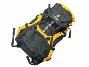 1円スタート deuter ドイター air contact 35+10 エアコンタクト リュック メンズ ブラック イエロー バックパック 黒 黄 旅行 アウトドア