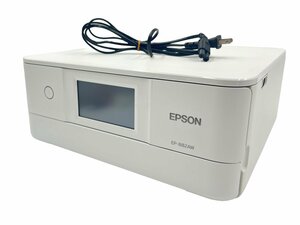 【1円スタート】EPSON エプソン EP-882AW カラリオプリンター 2019年製 ホワイト インクジェット複合機 4.3型タッチパネル Wi-Fi USB接続