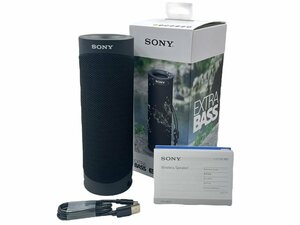 美品 SONY ソニー Wireless Speaker ワイヤレスポータブルスピーカー SRS-XB23 アクティブスピーカー ネックスピーカー ブラック 本体