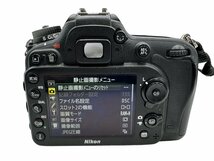 Nikon ニコン DIGITAL CAMERA D7200 レンズ交換式一眼レフレックスタイプデジタルカメラ レンズマウント ニコンFマウント 2416万画素 黒_画像6