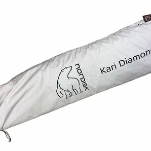 美品 Nordisk ノルディスク Kari Diamond 10 Tarp カーリダイヤモンド タープ キャンプ アウトドア バーベキュー 用品 ダイアモンド型の画像1