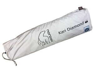 美品 Nordisk ノルディスク Kari Diamond 10 Tarp カーリダイヤモンド タープ キャンプ アウトドア バーベキュー 用品 ダイアモンド型