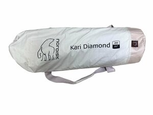 美品 Nordisk ノルディスク Kari Diamond 20 カーリダイヤモンド タープ キャンプ アウトドア バーベキュー 本体 タイアモント型