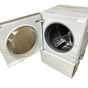 美品 Panasonic パナソニック ななめドラム 洗濯乾燥機 NA-VG1300L 2019年製 シルバーステンレス 左開き 本体 生活家電 洗濯機 店頭引取可の画像4