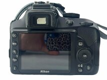 Nikon ニコン D3400 デジタル一眼レフカメラ ブラック 18-55mm 1:3.5-5.6G VR 標準ズームレンズ 2416万画素 コンパクト 光学式 3インチ_画像3