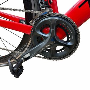 【極美品】Trek トレック Madone9.2 マドン ロードバイク 自転車 2017 カラー Viper Red Trek Black サイズ 52 自転車 街乗り スポーティーの画像8