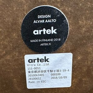 極美品 artek アルテック ハイチェア K65 2018/10/09 28100652 本体 イス 椅子 インテリア 家具 バーカウンター ハイテーブル スツールの画像8