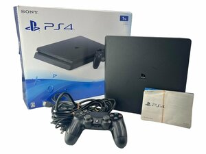 SONY ソニー PS4 PlayStation ピーエスフォー cuh-2000B ブラック ゲーム機 1TB DualShock デュアルショック コントローラー 電源ケーブル