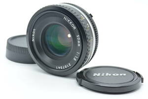 【完動品】Nikon Nikkor 50mm f1.8 Ai-s ニコン 単焦点レンズ【同梱・時間指定可】#44123