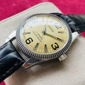 ORIS/オリス★【整備済み】超美品・稼働品/ヴィンテージ/スイス/ 17J/メンズ腕時計/アンティーク/機械式手巻き/アナログ/革ベルト85の画像2