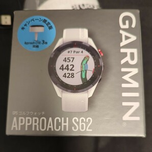 ★美品★GARMIN Approach S62 CT3個同梱 腕時計型ゴルフナビ ガーミン アプローチ GPSナビ 腕時計 の画像1